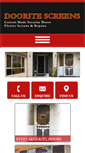 Mobile Screenshot of dooritescreens.com.au